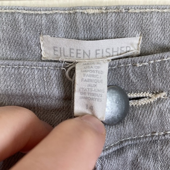 Eileen Fisher Gray Denim jeans Sz 14 EUC - Picture 4 of 7